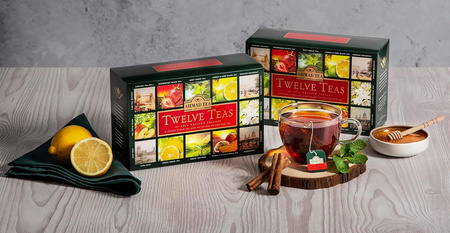 Zestaw 60 Herbat Ekspresowyych Twelve Teas | Ahmad Tea