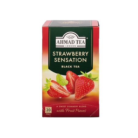 Herbata Ekspresowa Strawberry Sensation 40g | Ahmad Tea
