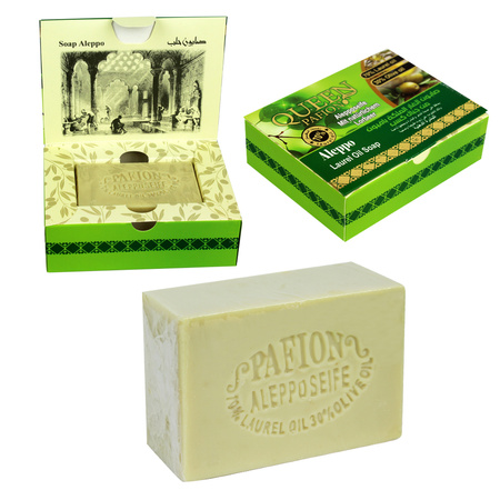 Aleppo Soap with 70% Laurel Oil & Olive Oil 150g | Pafion Queen