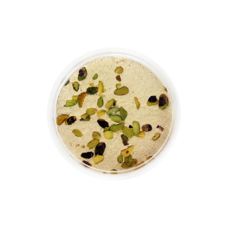 Chałwa Waniliowa z Pistacjami 500g | Taahan