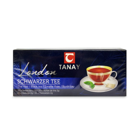 Black London Tea 25 Teabags 50g | Tanay