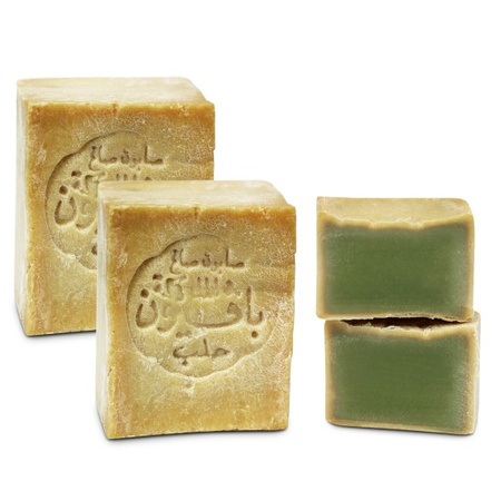2x Mydło Aleppo z 100%  Oliwą z Oliwek +/- 190g | Queen Pafion