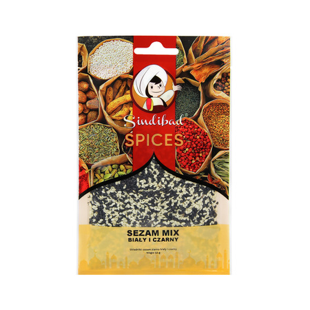 Sezam Ziarno Mix do Sushi Biały & Czarny 50g Sindibad