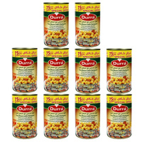 10x Bób Gotowany Foul Medames z Ciecierzycą 475g | Durra