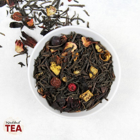 "Cherry & Hibiscus Flower" Leaf Tea 40g | Sindibad